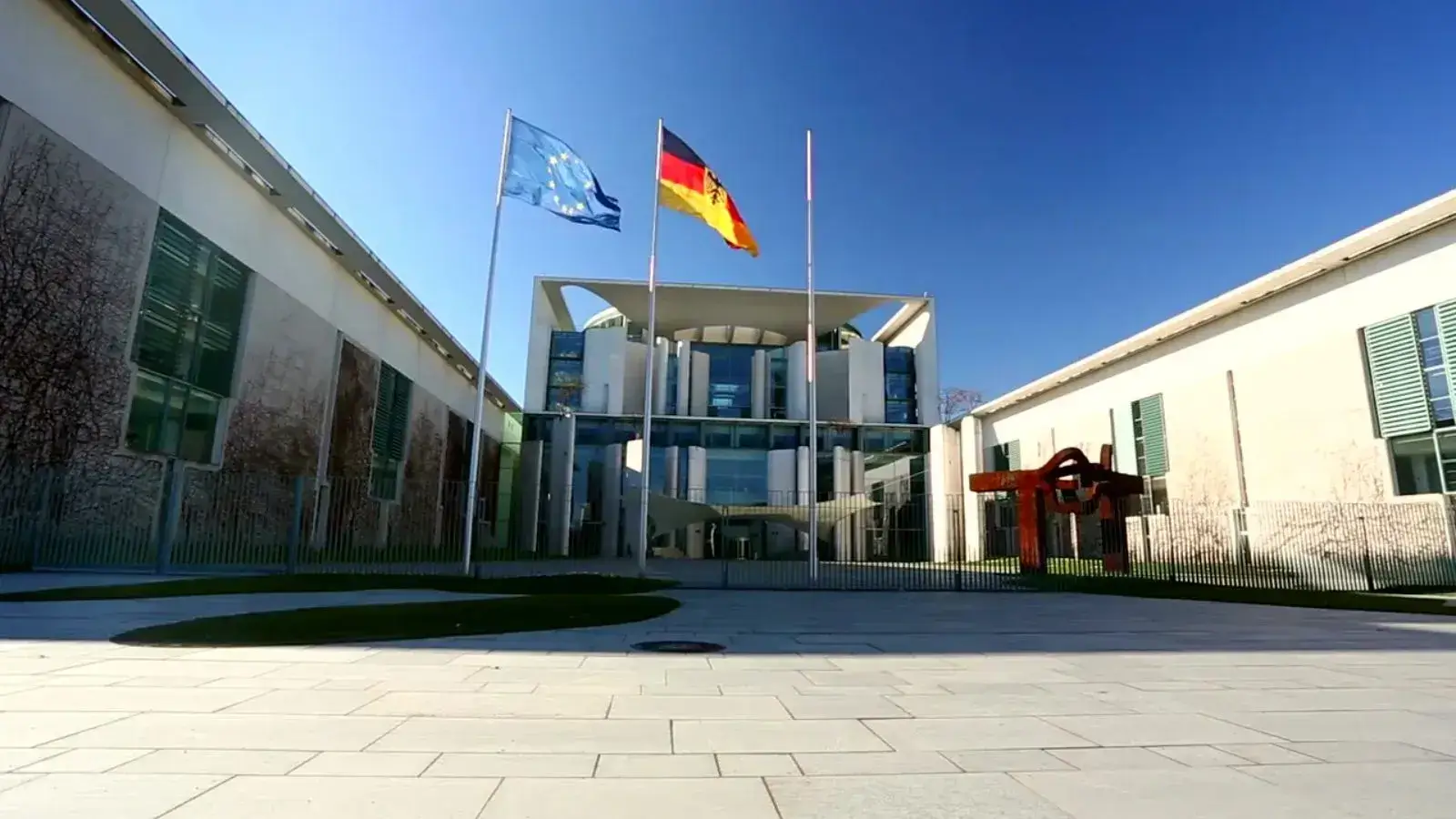 Edificio del Bundeskanzleramt en Berlín, sede del gobierno federal alemán